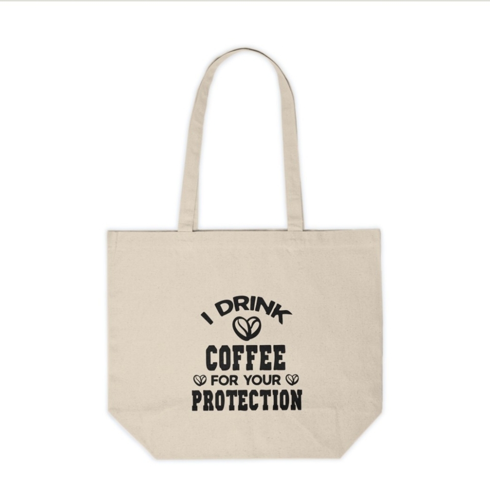 Funny Coffee Custom Tote Bag